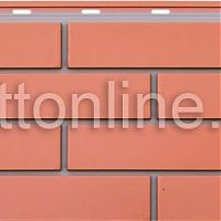 Фасадная панель SteinDorf серия кирпич красный, с прокрашенными швами