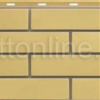 Фасадная панель SteinDorf серия кирпич желтый, с прокрашенными швами