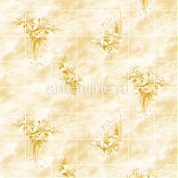 Листовая панель из рустованного ХДФ «Букет цветов» песок