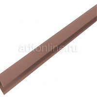 Угол ПВХ внешний (наружный) шоколад